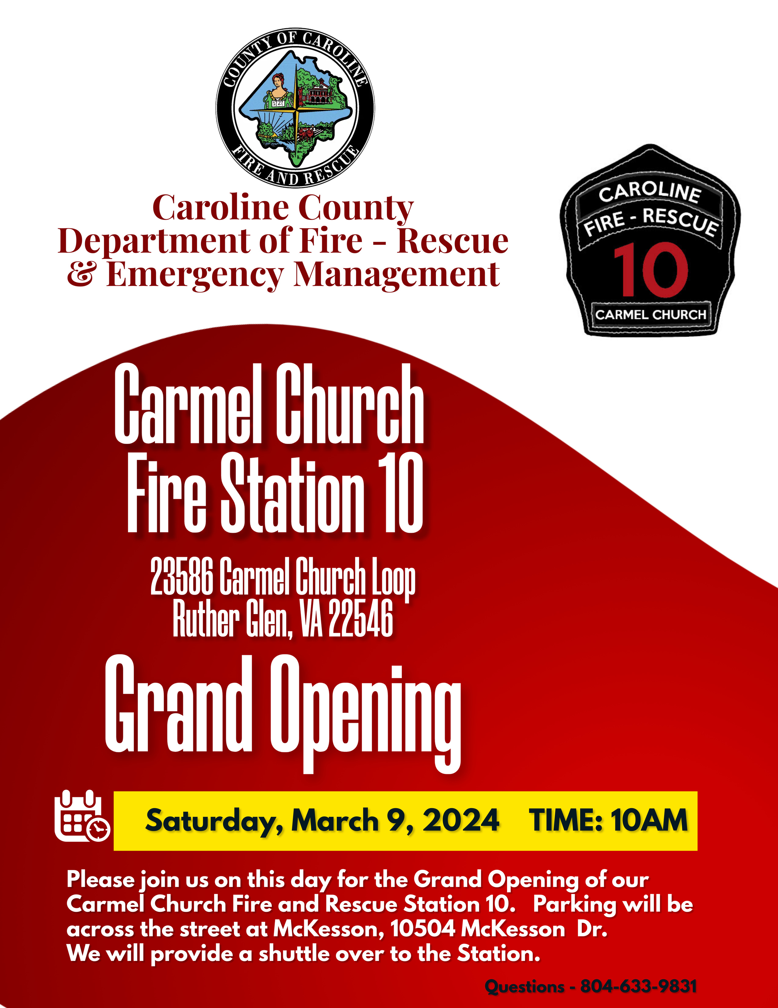 Station 10 Grand Opening - March 9, 2024